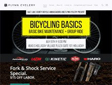 Tablet Screenshot of flynncyclery.com